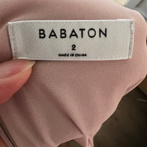 Aritzia Babaton Marcus Wide-leg, V-neck Jumpsuit sz 2 - Picture 5 of 5